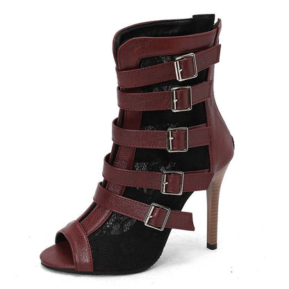 Aria Multi-Buckle Evening Boots