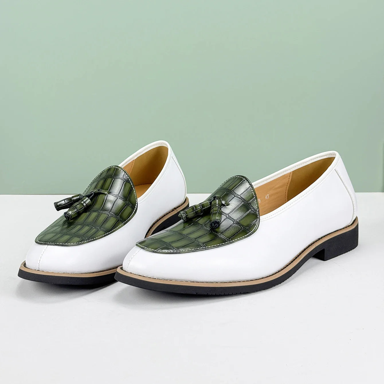 Portofino Croc-Detail Loafer