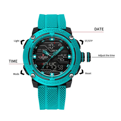 The Apex Chronograph – Dual-Display Sports Timepiece