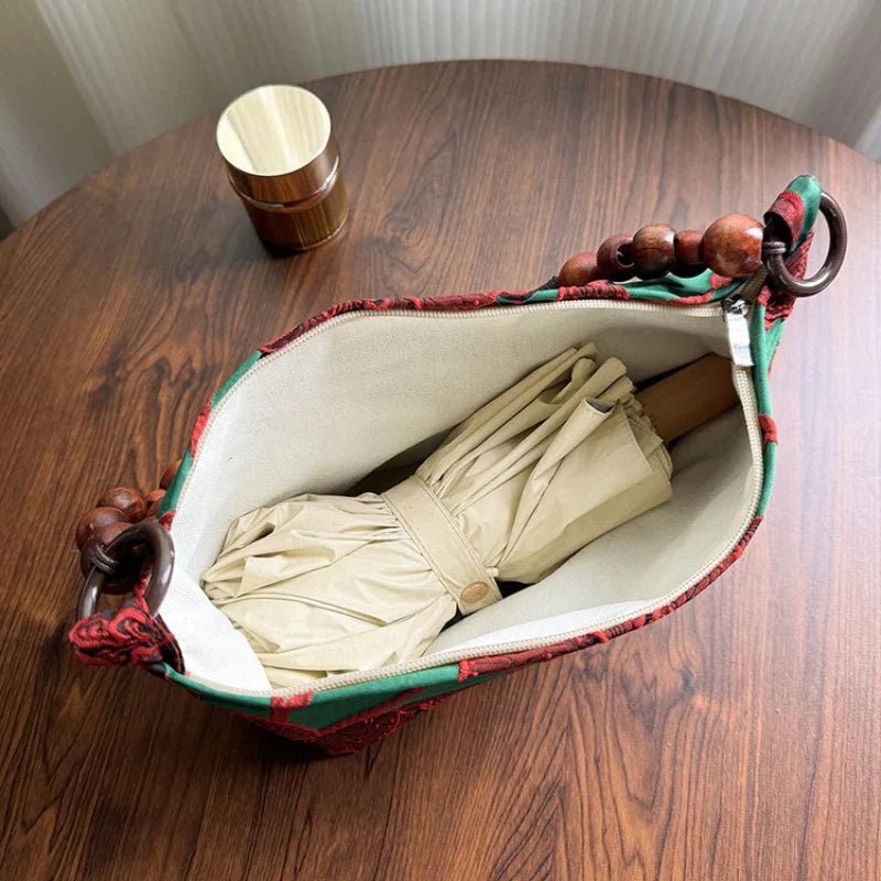 Camellia Brocade Bag