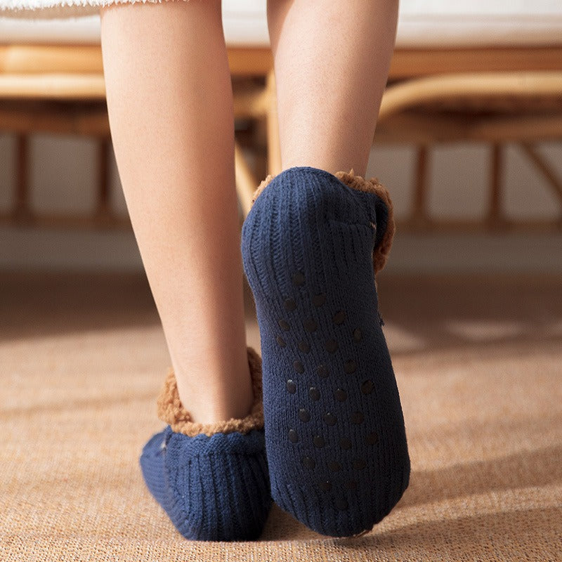Fair Isle Fleece Slipper Sock