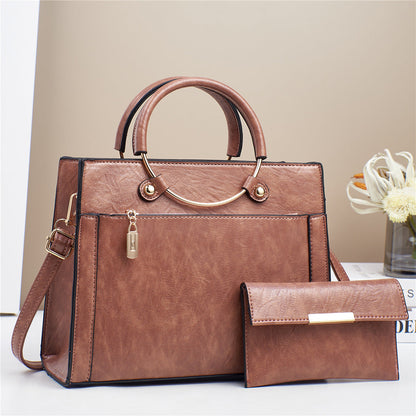 Structured Tote & Wallet Set