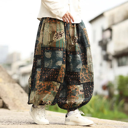 Sumi-e Ink Wash Balloon Trouser