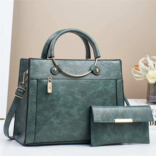 Structured Tote & Wallet Set