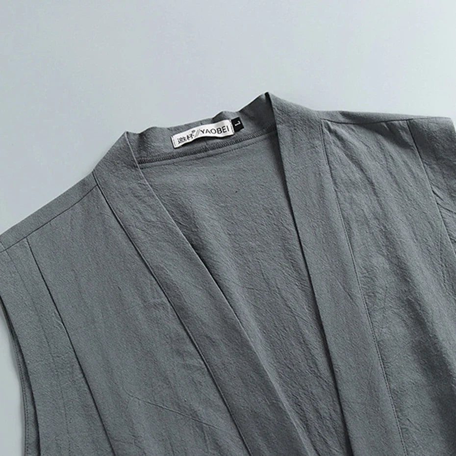 Haori Linen Vest