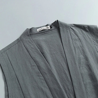 Haori Linen Vest