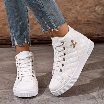 Bellissima Quilted High-Top Sneakers