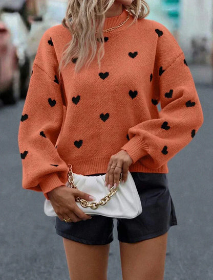 Amorette Heart Sweater