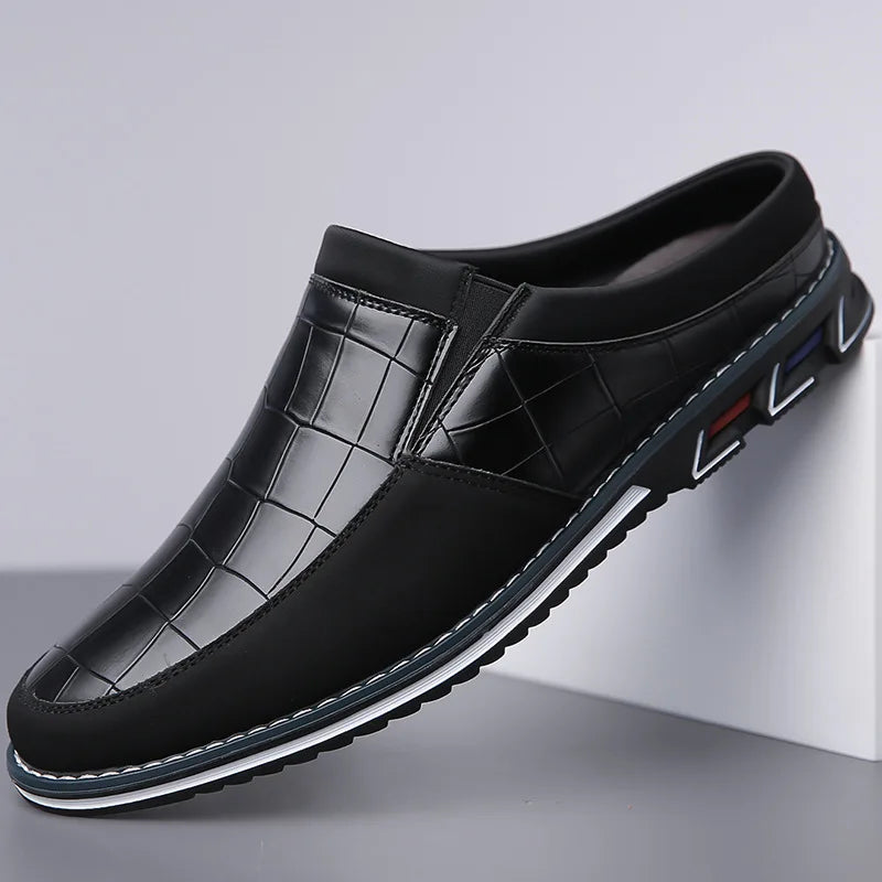 Cassio Croc-Embossed Mules