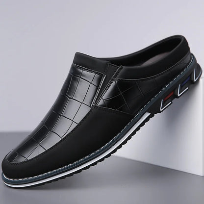 Cassio Croc-Embossed Mules