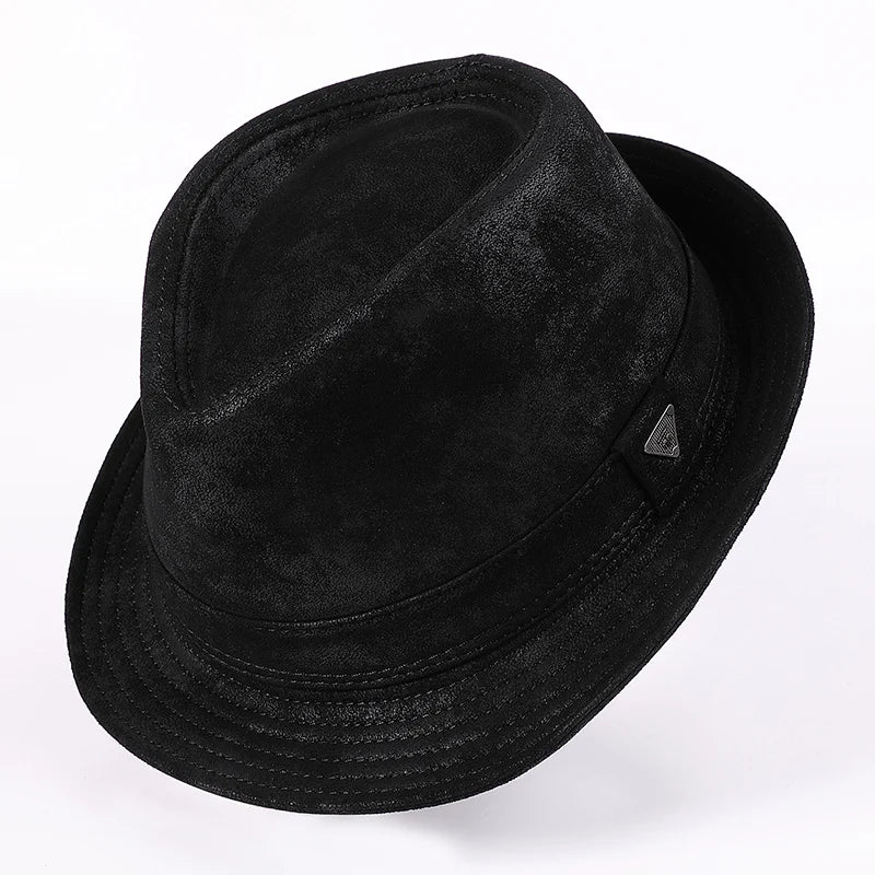 Heritage Leather Trilby Hat