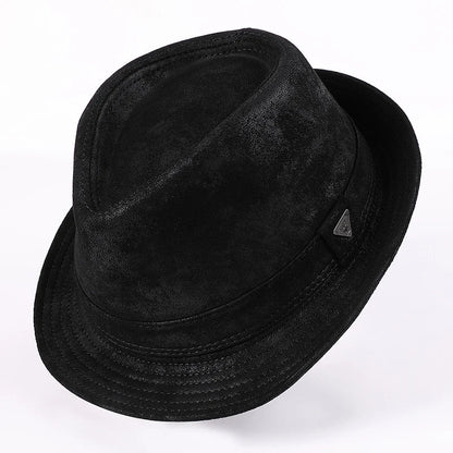 Heritage Leather Trilby Hat