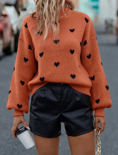 Amorette Heart Sweater