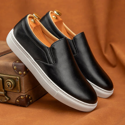 Italian Nappa Leather Platform Loafer