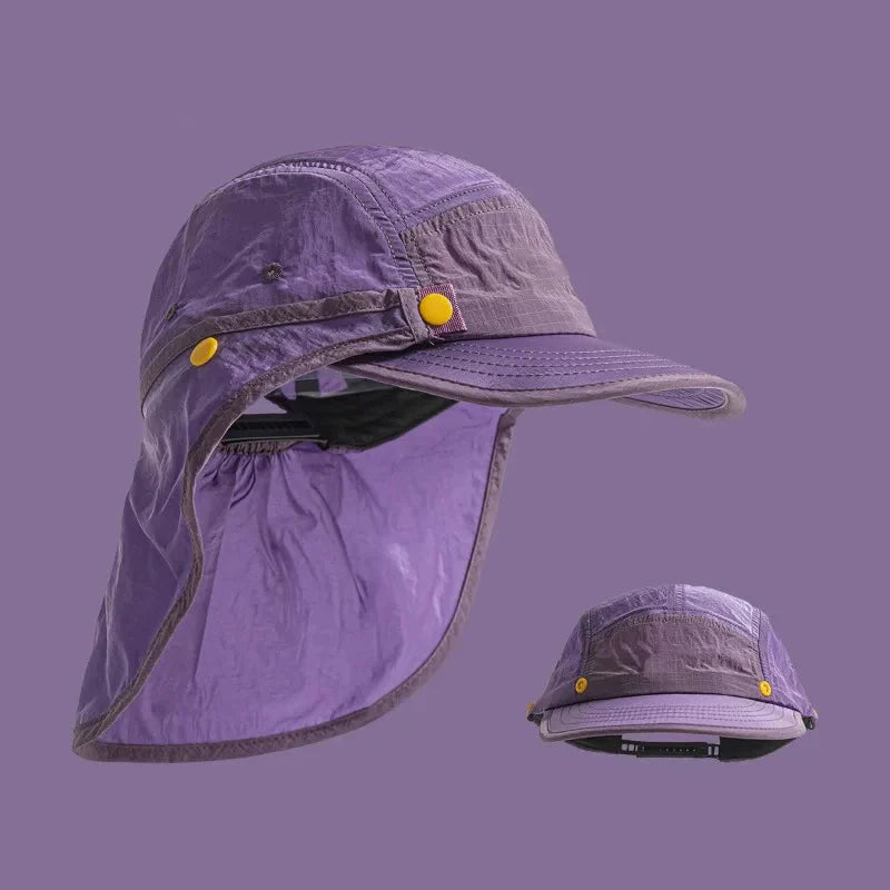 Amethyst Detachable Neck-Flap Cap