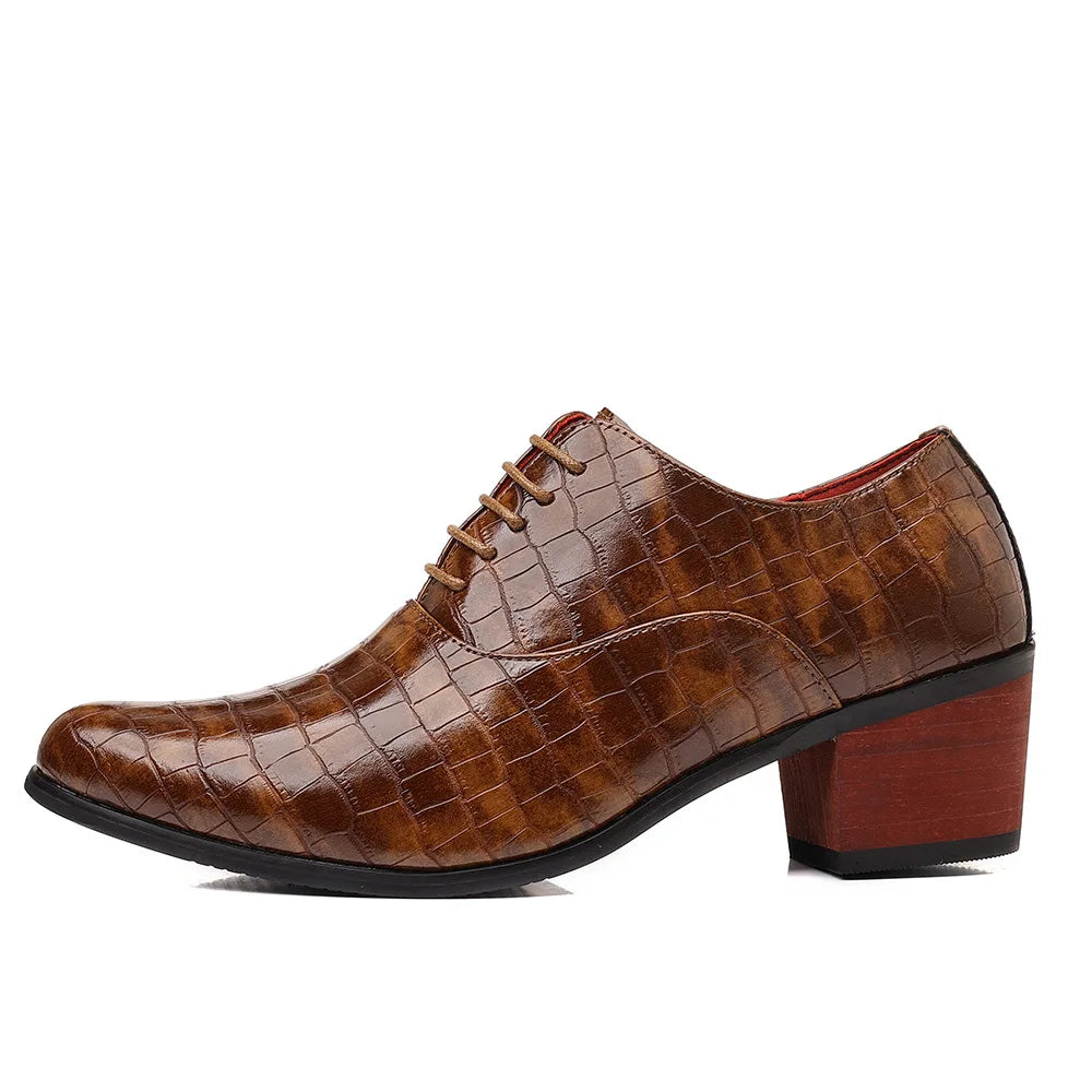 Delacroix Croc-Grain Shoes