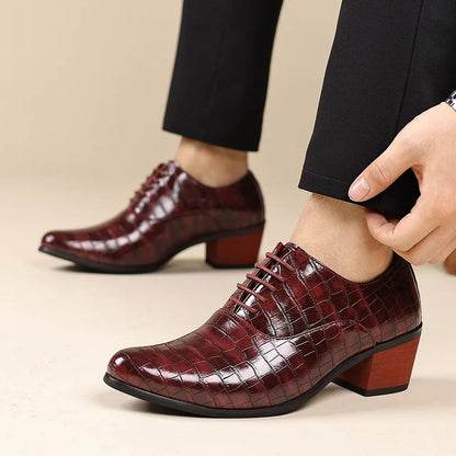 Delacroix Croc-Grain Shoes