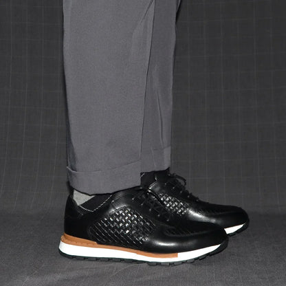 Intrecciato Genuine Leather Sneakers