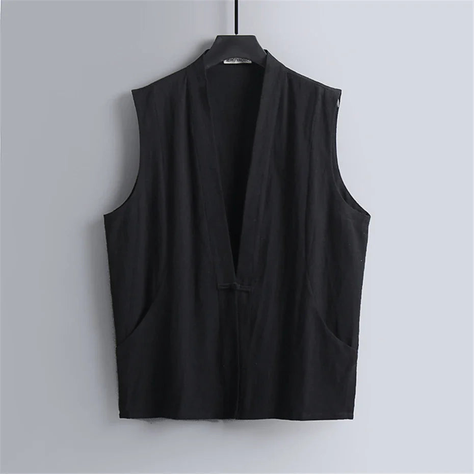 Haori Linen Vest