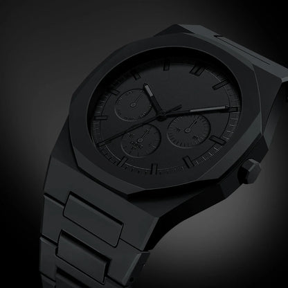 Monochrome Integrated Bracelet Watch