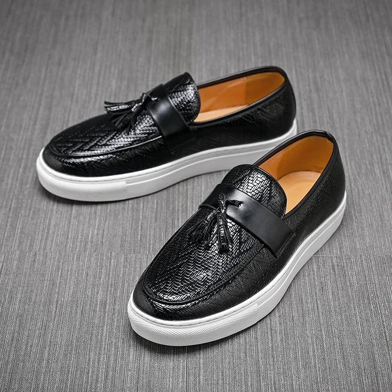 Platform Woven Loafer