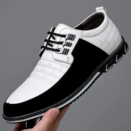 Barclay Woven Leather Oxford