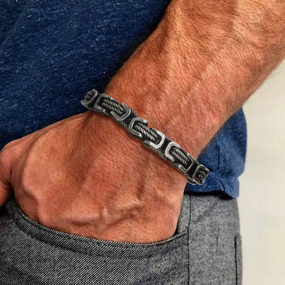 Byzantine Cable-Link Bracelet