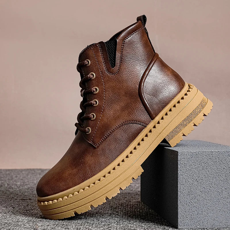 Warfield Leather Combat Boots