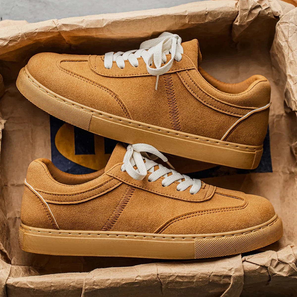 Low-Top Suede Sneakers