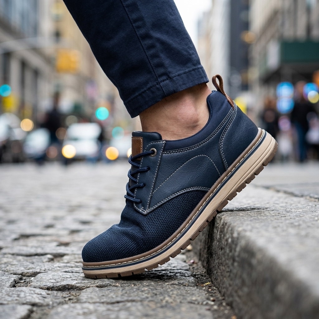 Hollister Knit-Panel Derby
