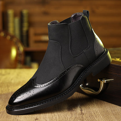 Nightshade Brogue Chelsea Boots