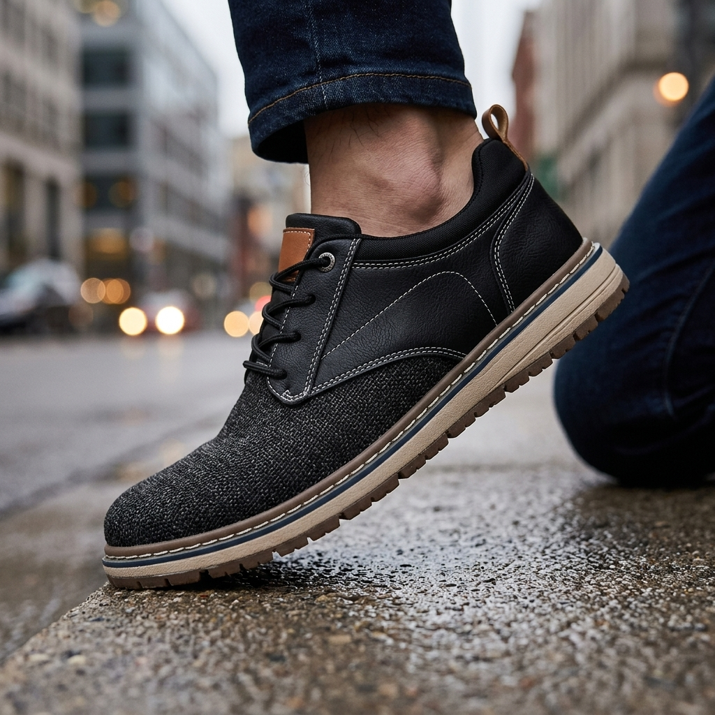 Hollister Knit-Panel Derby