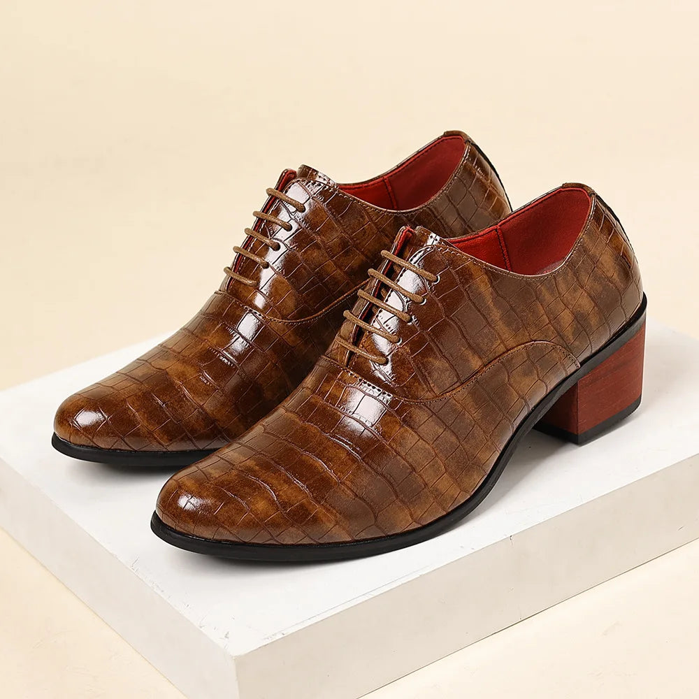 Delacroix Croc-Grain Shoes