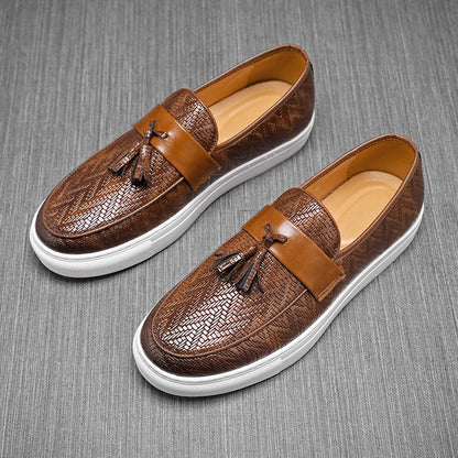 Platform Woven Loafer