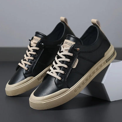 Premium Leather Low-Top Sneaker