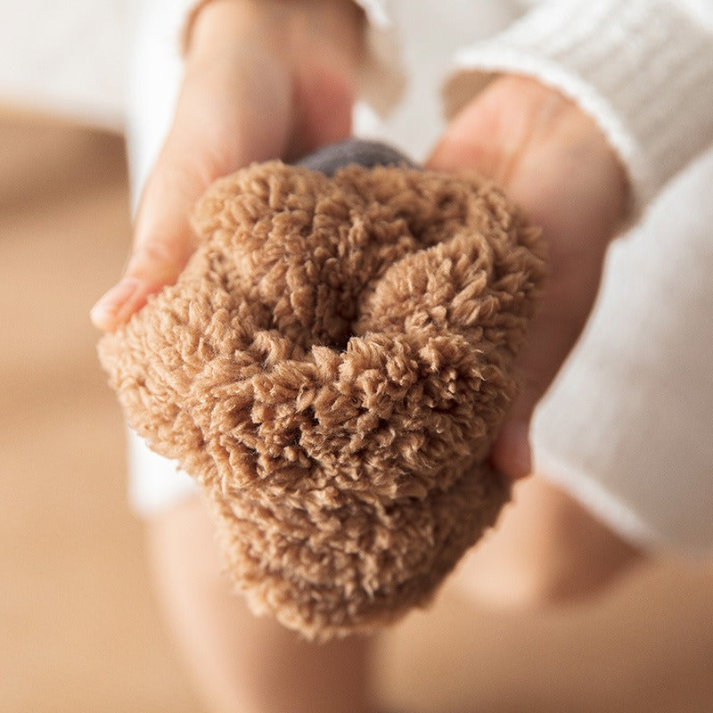 Fair Isle Fleece Slipper Sock