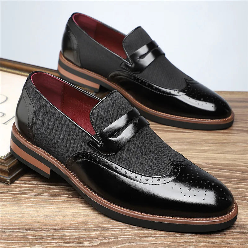 Saville Heritage Woven Leather Loafer