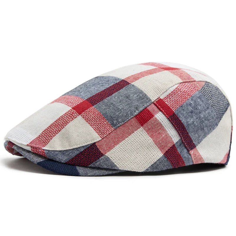 Kensington Patchwork Flat Cap