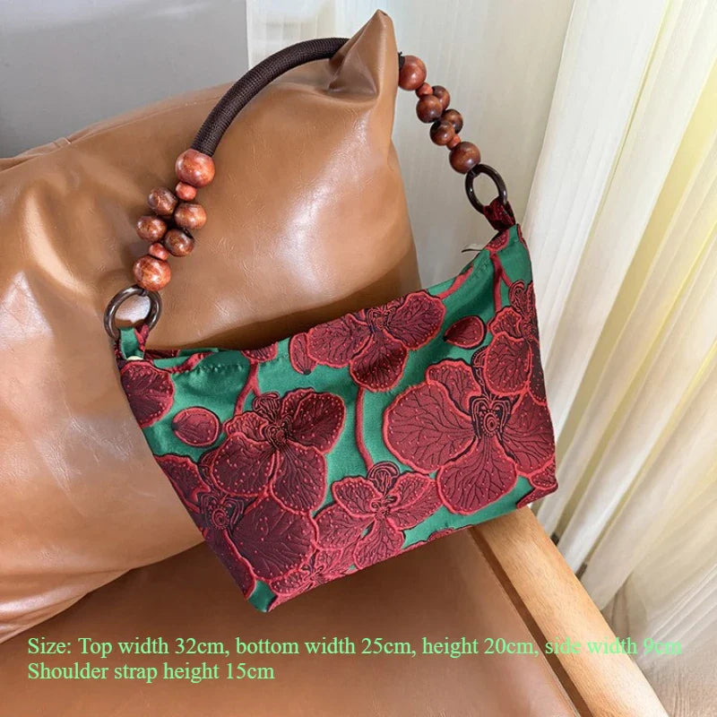 Camellia Brocade Bag