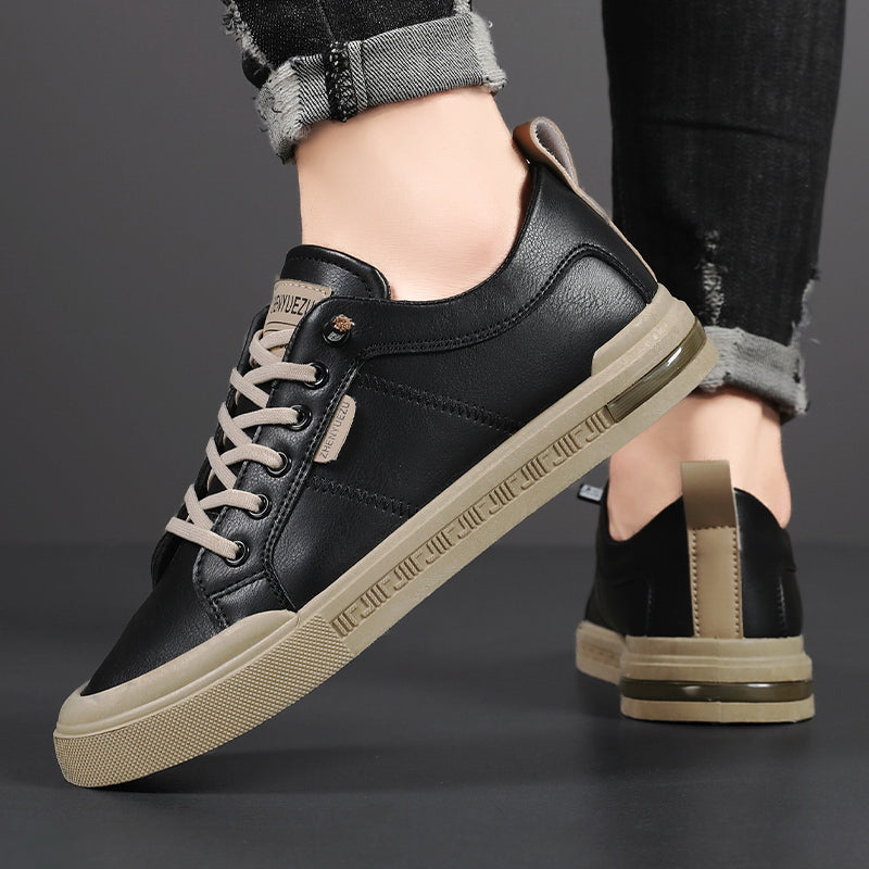 Premium Leather Low-Top Sneaker
