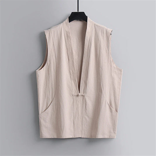 Haori Linen Vest