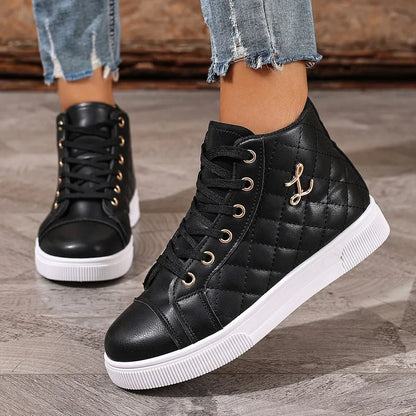 Bellissima Quilted High-Top Sneakers