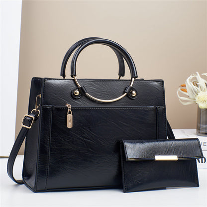 Structured Tote & Wallet Set