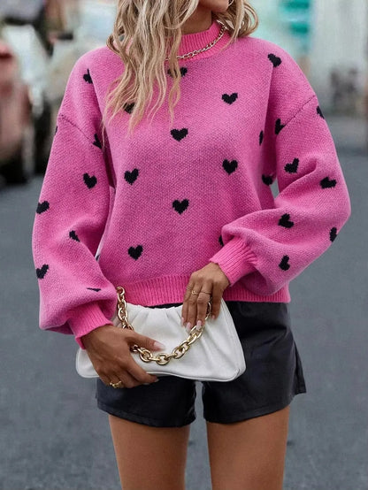 Amorette Heart Sweater