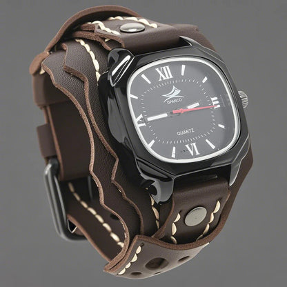 Maverick Studded Cuff Watch