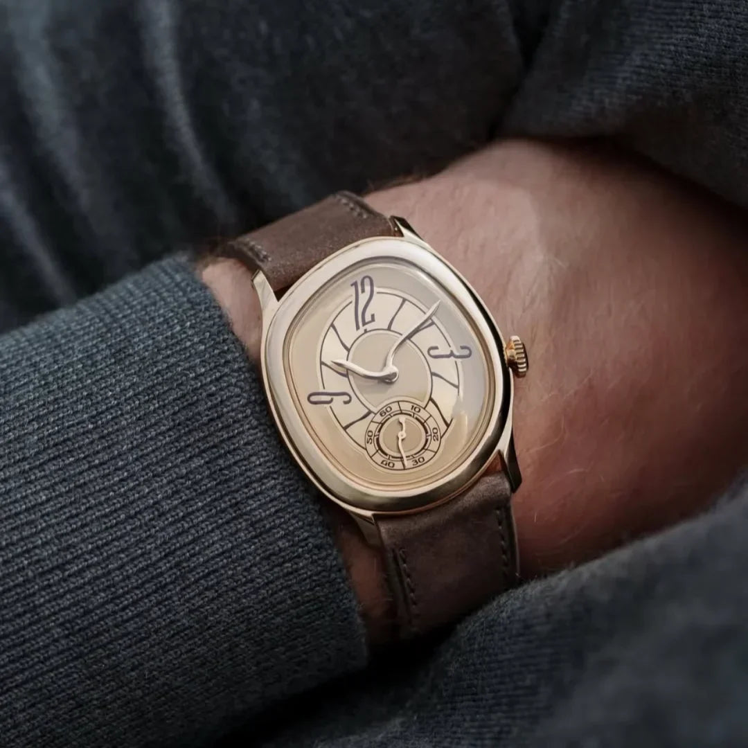 The Halden Curved Dial Timepiece