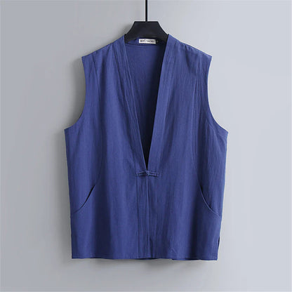 Haori Linen Vest