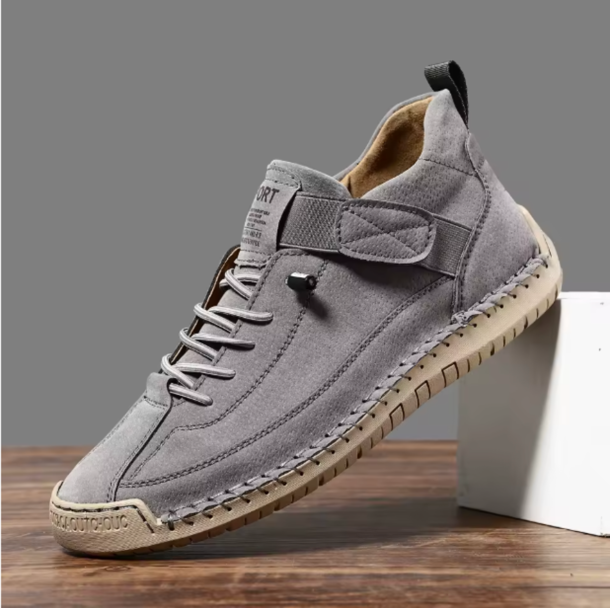 Atelier Hand-Stitch Leather Trainer