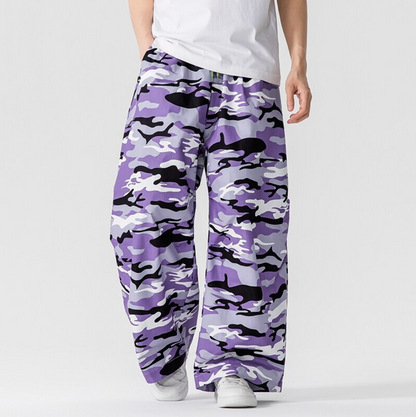 Oversized Camouflage Palazzo Trouser
