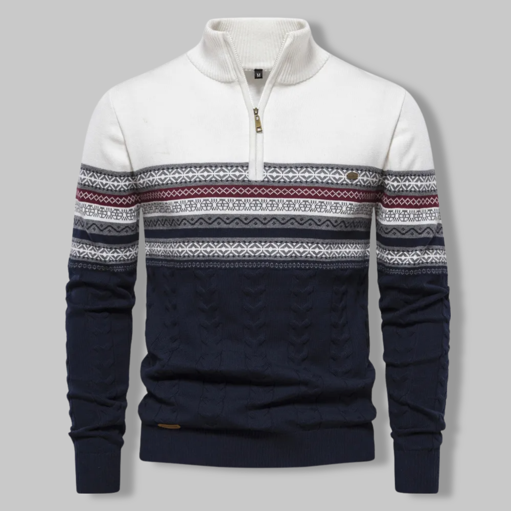 Alpine Fair Quarter-Zip Sweater